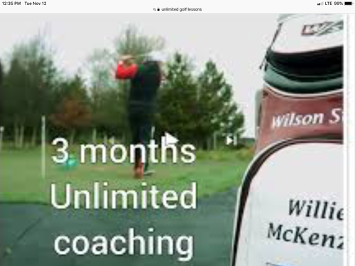 3(THREE) Month Unlimited 30-Minute Private Golf Lesson Program